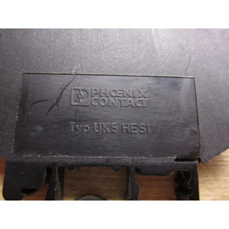 Phoenix Contact UK5 HESI Terminal Block UK5 HES1 (Pack of 4) - Used