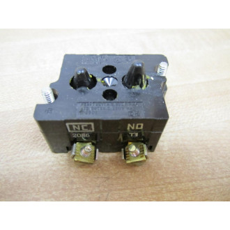 Cutler Hammer 10250T1 Contact Block 10250T91000T 1N.C. 1N.O