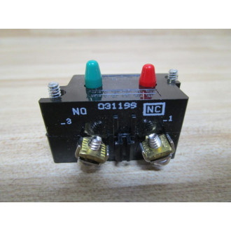 Cutler Hammer 10250T1 Contact Block 10250T91000T 2 N.O.