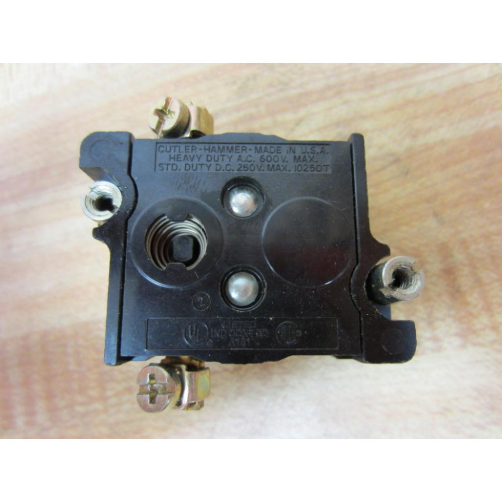 Cutler Hammer 10250T50 Contact Block - NC - New No Box