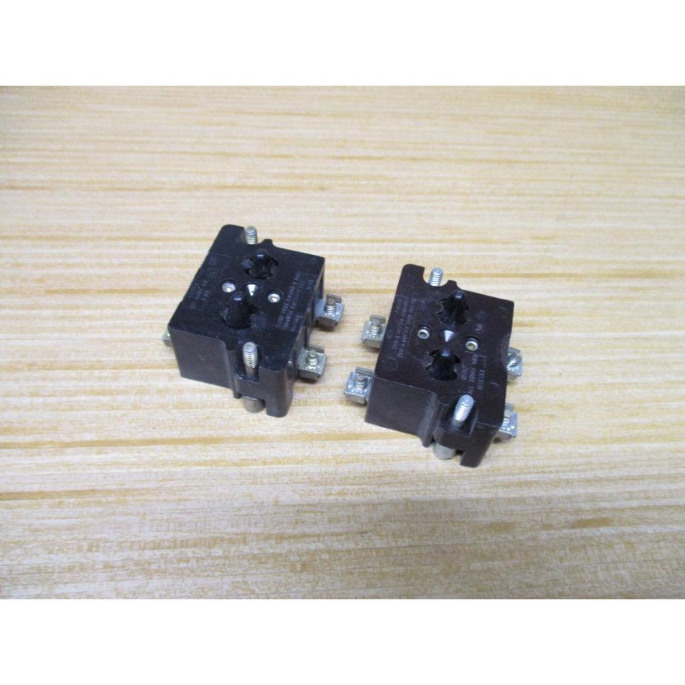 Cutler Hammer 10250T91000T Eaton Block 1NO1NC (Pack of 2) - Used