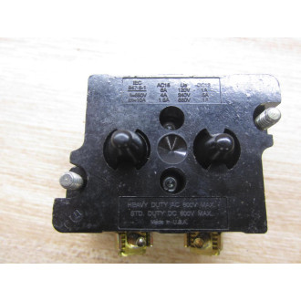 Cutler Hammer 10250T91000T Eaton Block 1NO1NC (Pack of 2) - Used