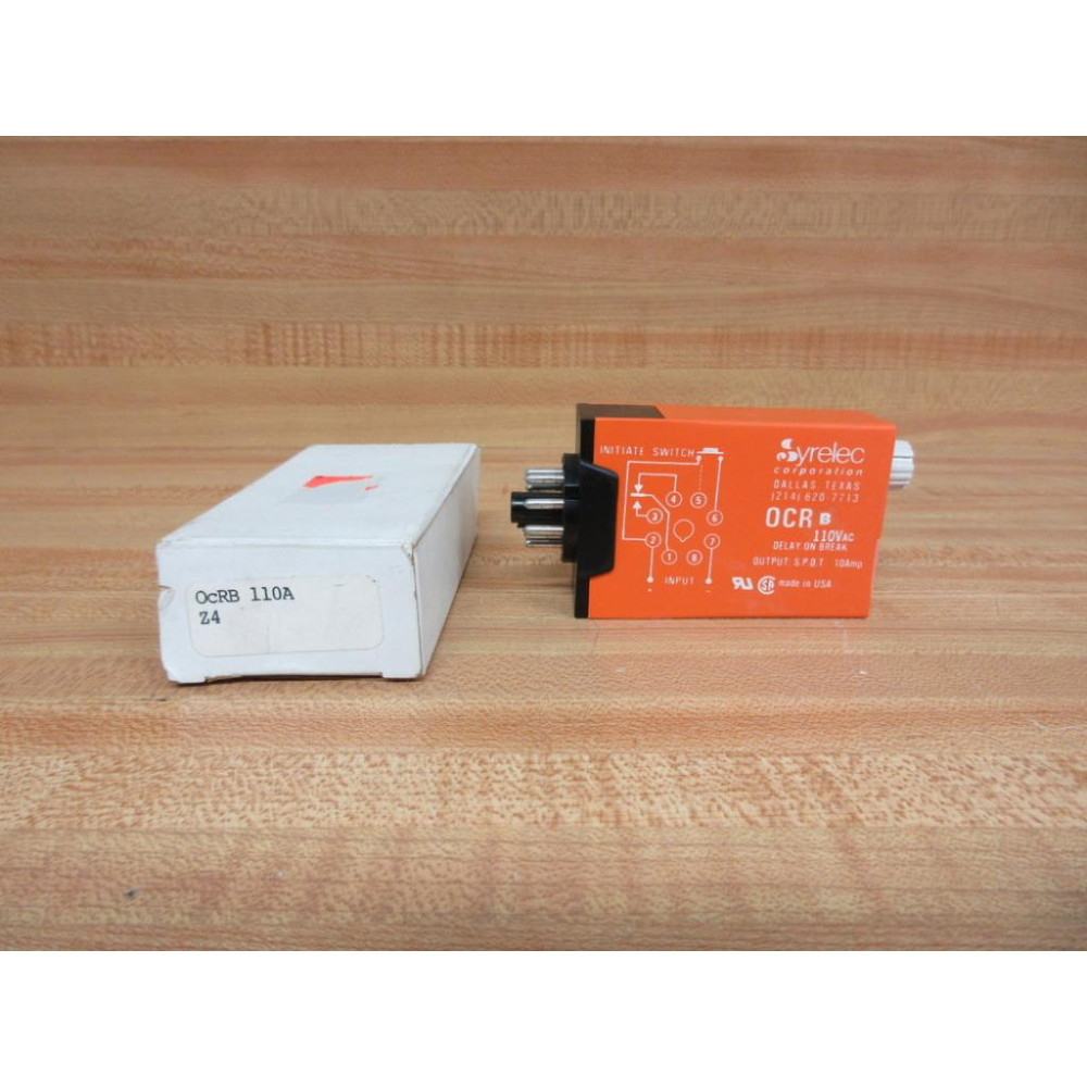 Crouzet Syrelec OCRU-110V Time Delay Relay OCRU110V