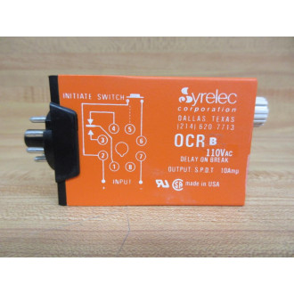 Crouzet Syrelec OCRU-110V Time Delay Relay OCRU110V