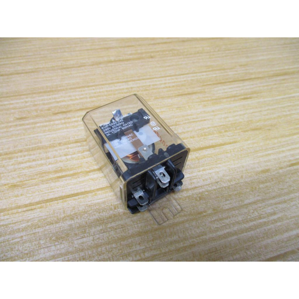 Potter & Brumfield KUP-5A55-240V AC Relay KUP-5A55-240VAC - Used
