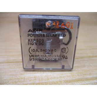 Potter & Brumfield KAP5DG-110V DC Relay KAP5DG-110VDC - New No Box