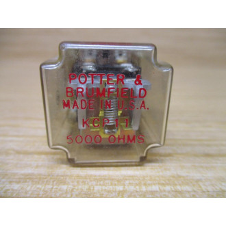 Potter & Brumfield KCP11-5000 Ohms AMF Relay KCP11-5,000 Ohms - Used