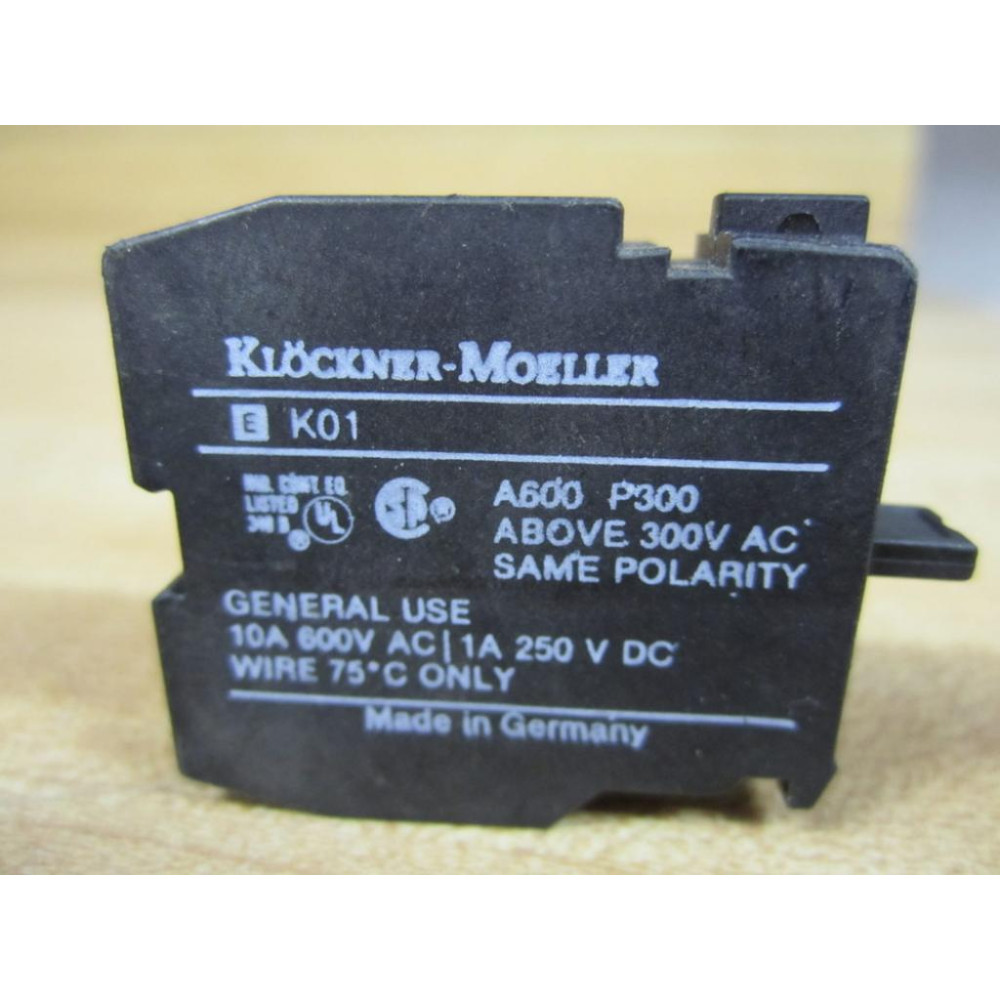 Klockner Moeller EK01 Contact EKO1 - New No Box