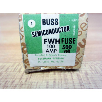 Bussmann FWH-100 Semiconductor Fuse FWH100 Tested