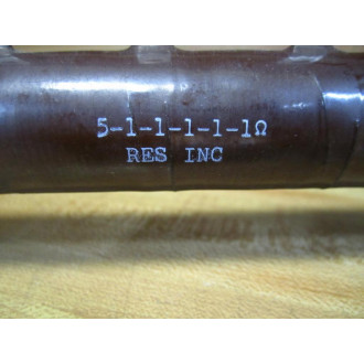 RES 5-1-1-1-1-1Ω Resistor 511111Ω - New No Box