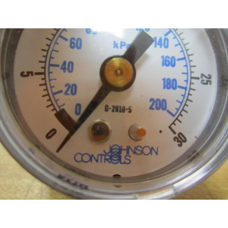 Johnson Controls G-2010-5 Gauge - New No Box