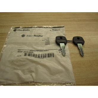 Allen Bradley 800F-AKR3825 Keys (Pack of 2)