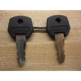 Allen Bradley 800F-AKR3825 Keys (Pack of 2)