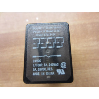 Potter & Brumfield KHAU-17D12-24V DC Relay KHAU-17D12-24VDC - New No Box