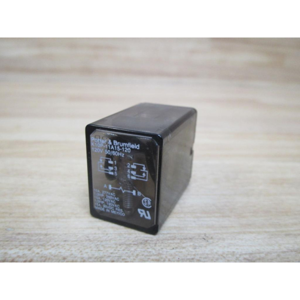 Potter & Brumfield K10P-11A15-120VAC Relay K10P-11A15-120V AC - Used