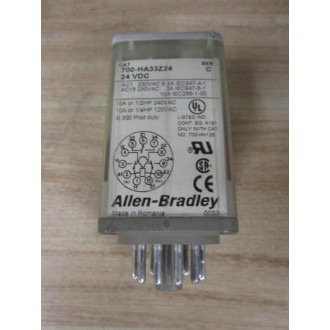 Allen Bradley 700-HA33Z24-24V DC Relay 700-HA33Z24-24VDC Series C - Used
