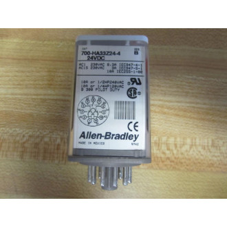 Allen Bradley 700-HA33Z24VDC Relay 700-HA33Z24V DC 24VDC Series B - New No Box