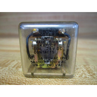 Potter & Brumfield KAP11DY-24V DC Relay KAP11DY-24VDC (Pack of 4) - New No Box