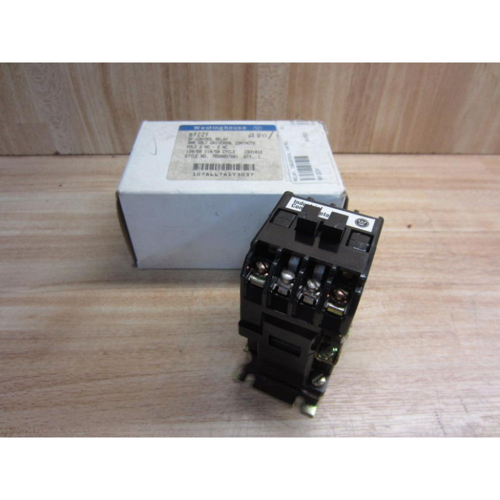 Westinghouse BF22F Control Relay 765A857G01