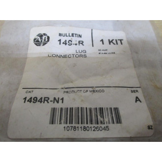 Allen Bradley 1494R-N1 Lug Connector Kit 1494RN1 1 Kit