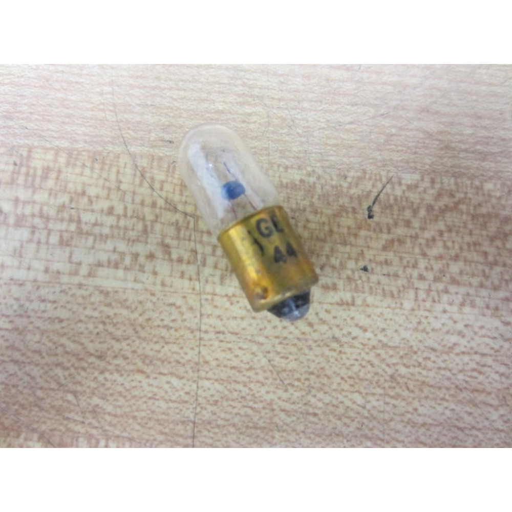 General Electric 44 GE Minature Lamp Light Bulb Gold Base (Pack of 10) - New No Box