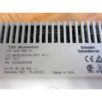 Schneider 170-ADM-690-51 IO Module 170ADM69051 - Used