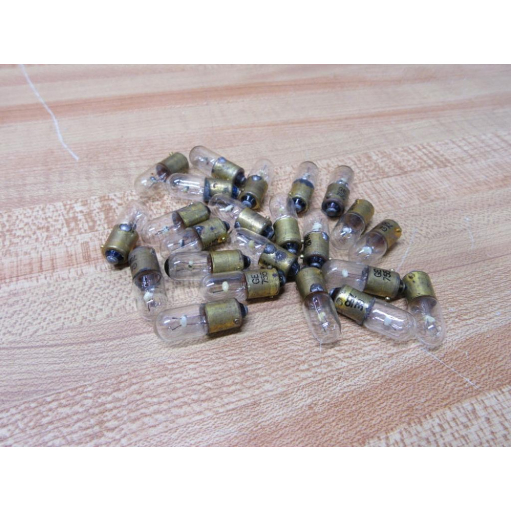 General Electric 755 GE Miniature Lamp Light Bulb (Pack of 8) - New No Box