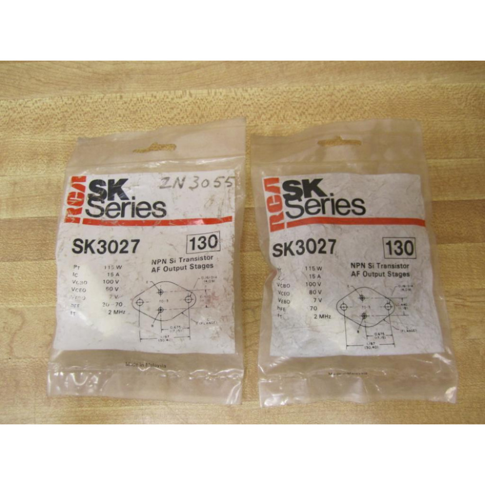 RCA SK3027 Transistor (Pack of 2)