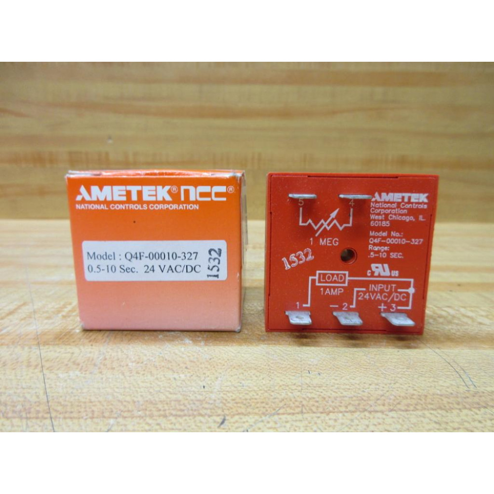 Ametek Q4F-00010-327 Time Delay Relay Q4F00010327