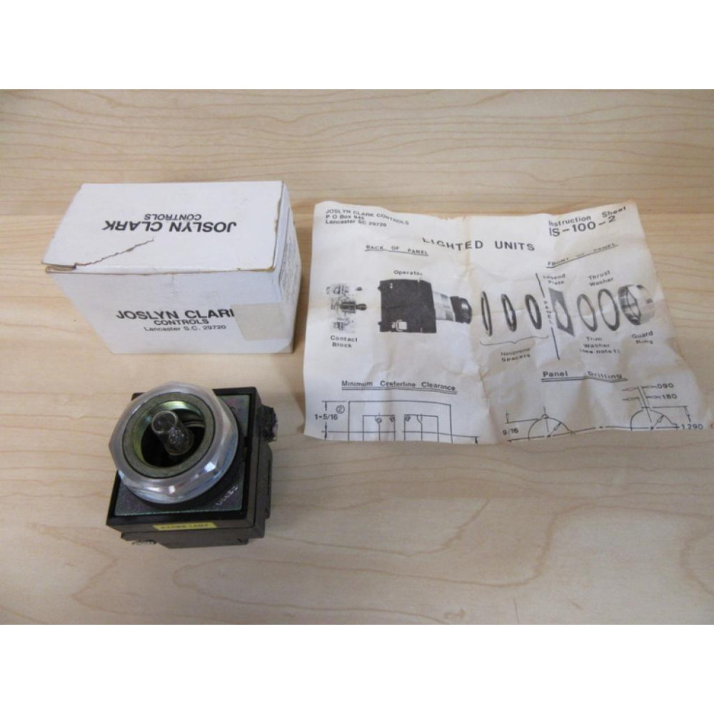 Danaher Joslyn Clark 100T-PLF80 Pilot Light