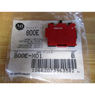 Allen Bradley 800E-X01 Contact Cartridge 800EX01