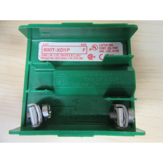 Allen Bradley 800T-XD1P Contact Block 800TXD1P Series F