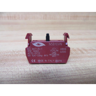 Springer Controls N5B10VN Contact Block 160921