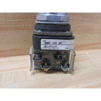 Allen Bradley 800T-FXT D4 Pushbutton 800TFXTD4 Red W800T-XA, 800T-XD4 - Used