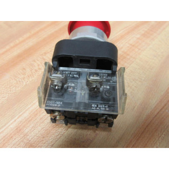 Allen Bradley 800T-FXT D4 Pushbutton 800TFXTD4 Red W800T-XA, 800T-XD4 - Used