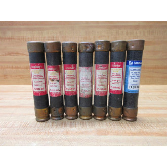 Littelfuse FLSR-60 Fuse Cross Ref 486L43, FLSR060 (Pack of 7) - Used