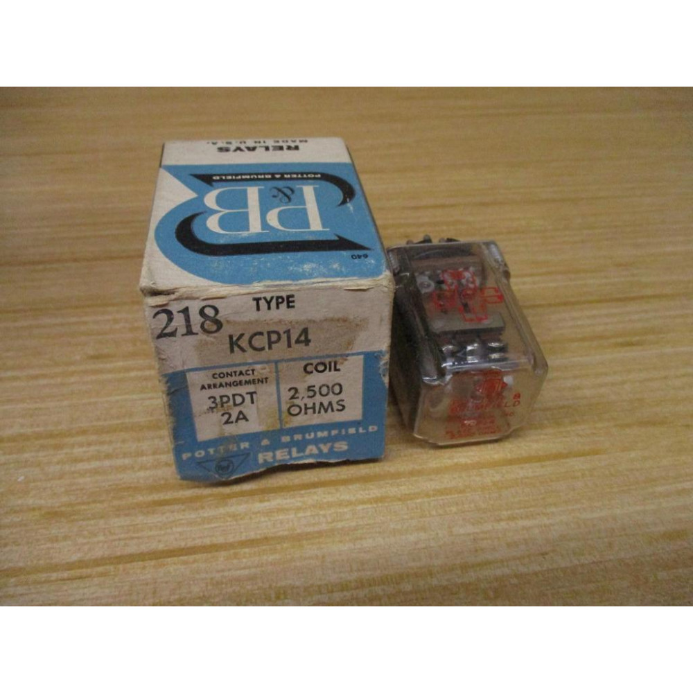 Potter & Brumfield KCP-11-2500 Ohms Relay KCP-11-2,500 Ohms