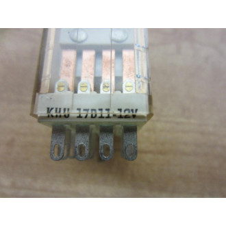 Potter & Brumfield KHU-17D11-12V DC Relay KHU-17D11-12VDC - Used