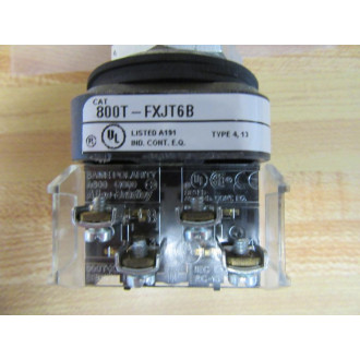 Allen Bradley 800T-FXJT6B Push Pull Switch - New No Box