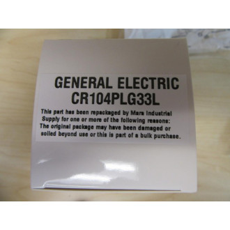 General Electric CR104PLG33L Pilot Light