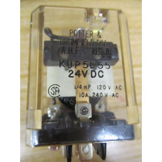 Potter & Brumfield KUP5D55-24V DC Relay KUP5D55-24VDC