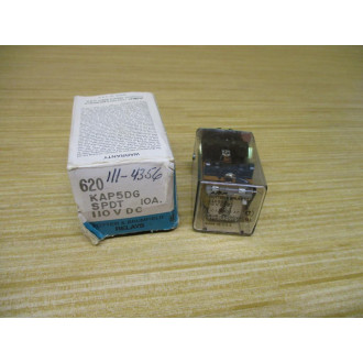 Potter & Brumfield KAP5DG-110V DC Relay KAP5DG-110VDC