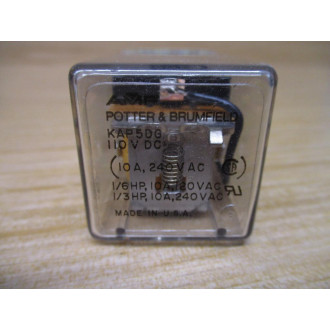 Potter & Brumfield KAP5DG-110V DC Relay KAP5DG-110VDC