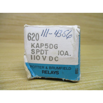 Potter & Brumfield KAP5DG-110V DC Relay KAP5DG-110VDC