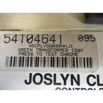 Joslyn Clark N5CPLVSDN30NHJ1 Push Button Switch