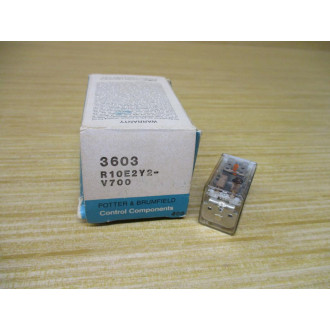Potter & Brumfield R10-E2-Y2-V700-24V DC Relay R10-E2-Y2-V700-24VDC