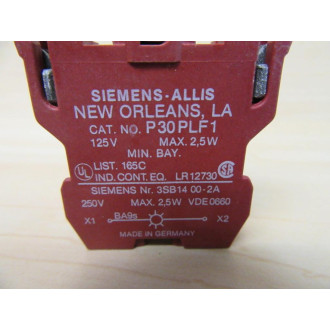 Siemens-Allis P30PLF1 Lamp Module With Bulb - New No Box