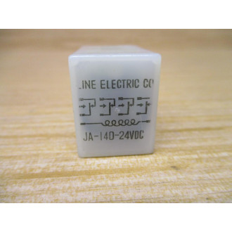Line Electric JA-140-24VDC Relay JA-140-24V DC - Used