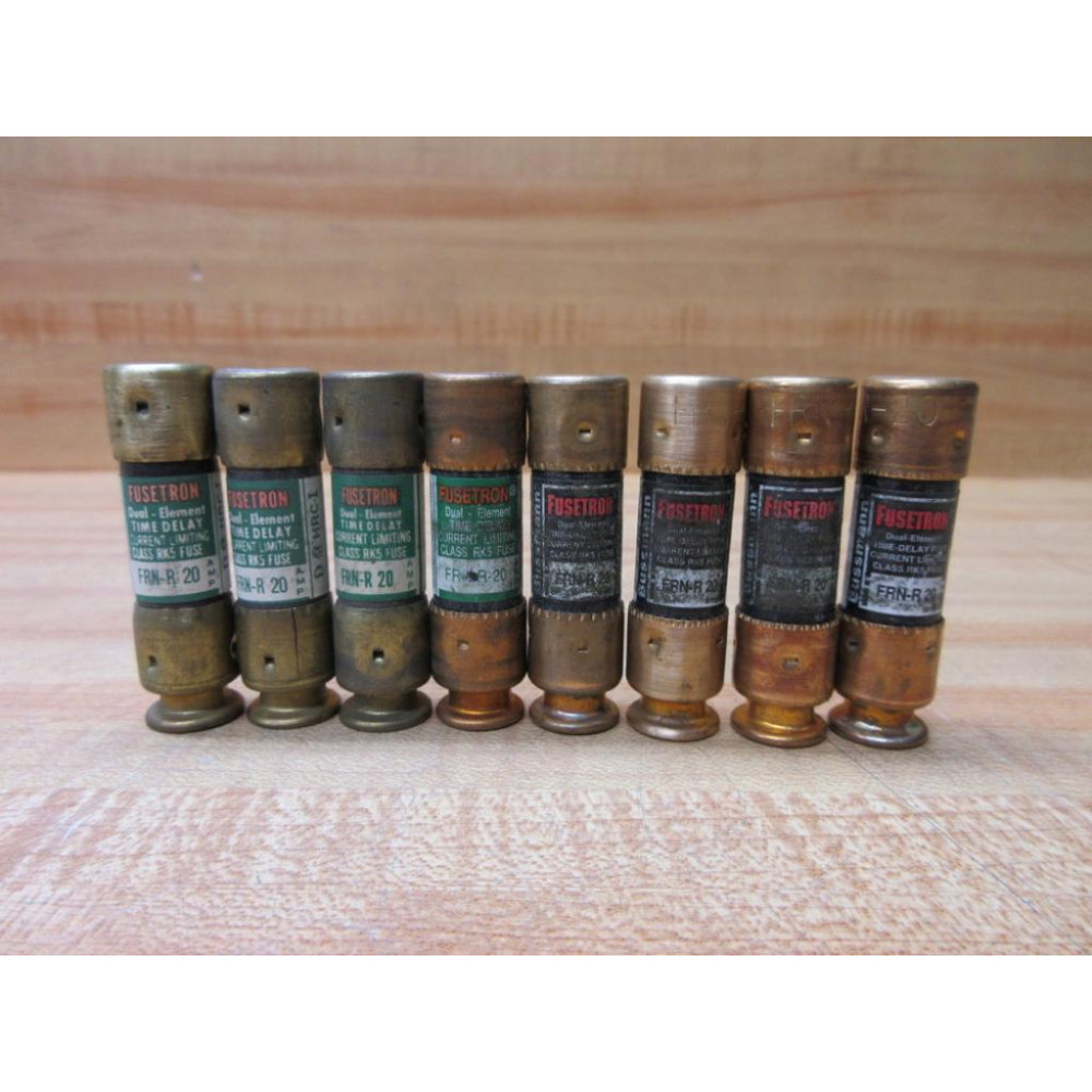 Buss FRN-R-20 Bussmann Fuse Cross Ref 1A696 (Pack of 8) - Used