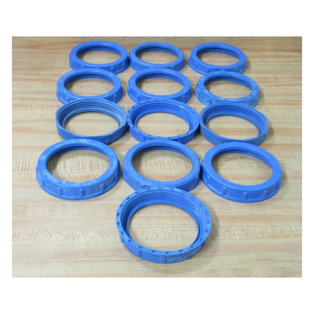 Bridgeport 328-BL Blue Plastic Electrical Bushing 3" (Pack of 13) - New No Box